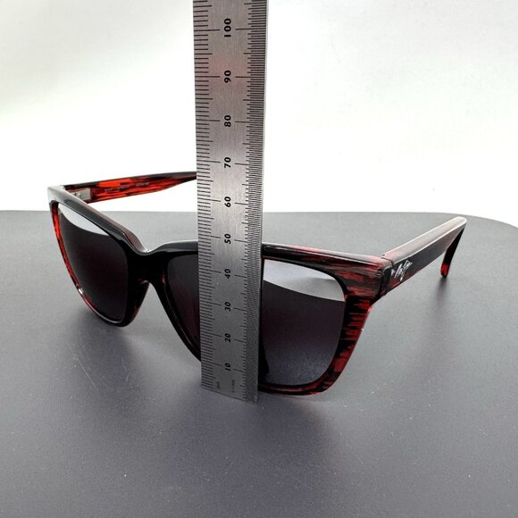 Maui Jim Jacaranda MJ 763-07C Square Tortoise Polarized Sunglasses Pink Lens